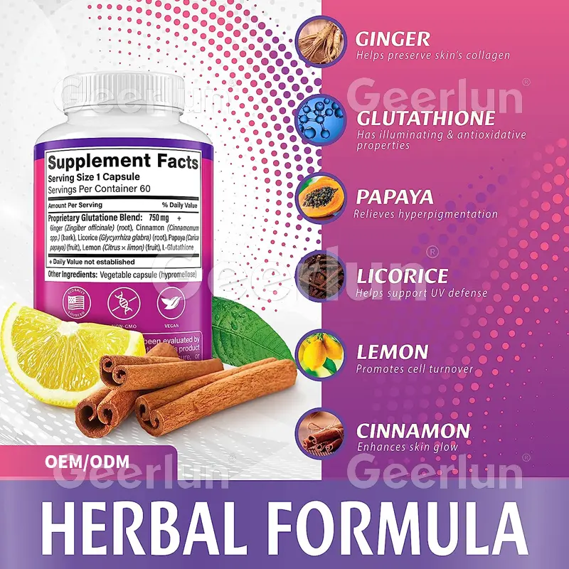 OEM Collagen Complex Vitamin C Tablets For Skin Whitening (5)