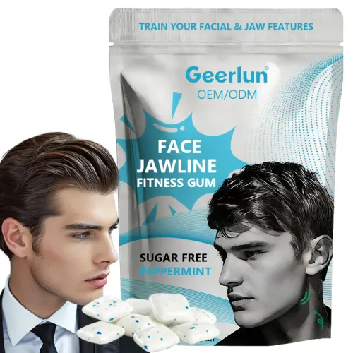 OEM ODM Jawline Fitness Caffeine Chewing Gum