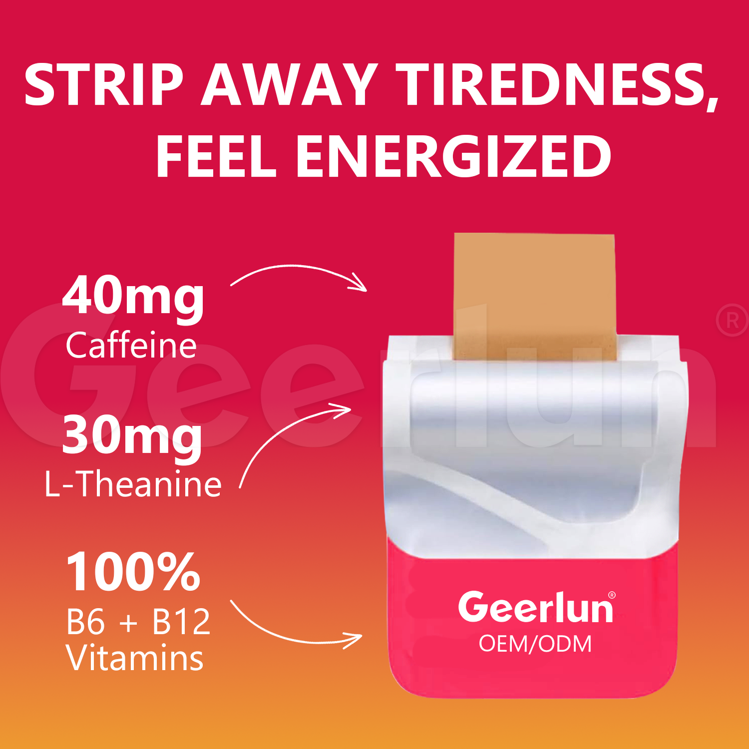 Wholesale Dissolvable Energy Strips