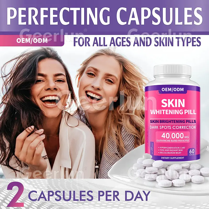 OEM Collagen Complex Vitamin C Tablets For Skin Whitening (2)