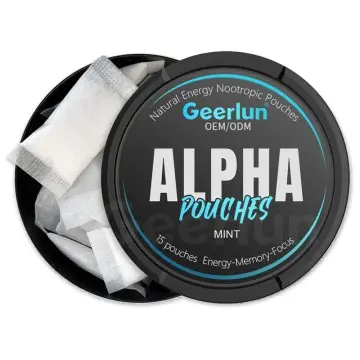 Alpha Caffeine Nootropic Energy Pouches