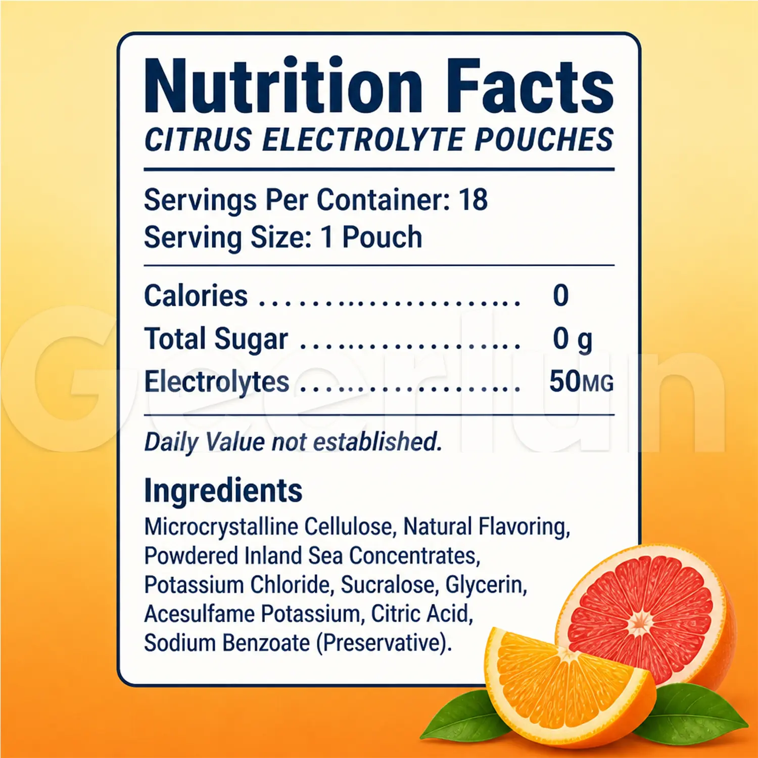 private label hydration supplement pouches