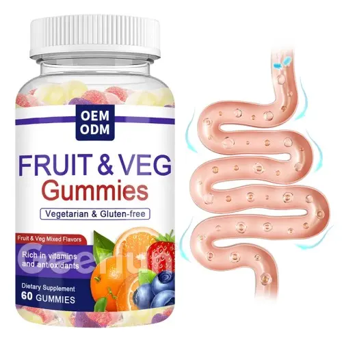 Wholesale Veggie Fruit Vitamin Gummies