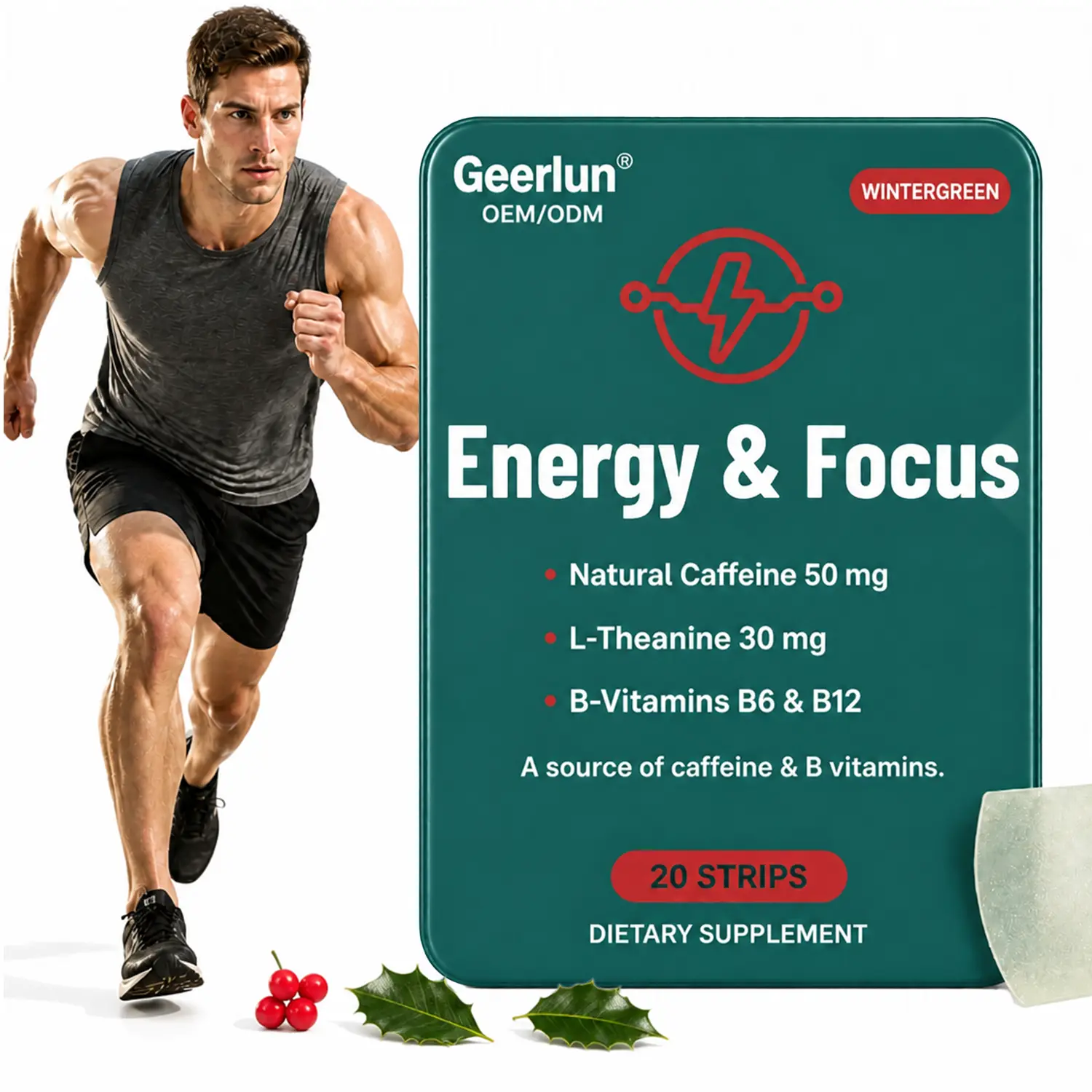 OEM Caffeine Oral Strips for Metabolism