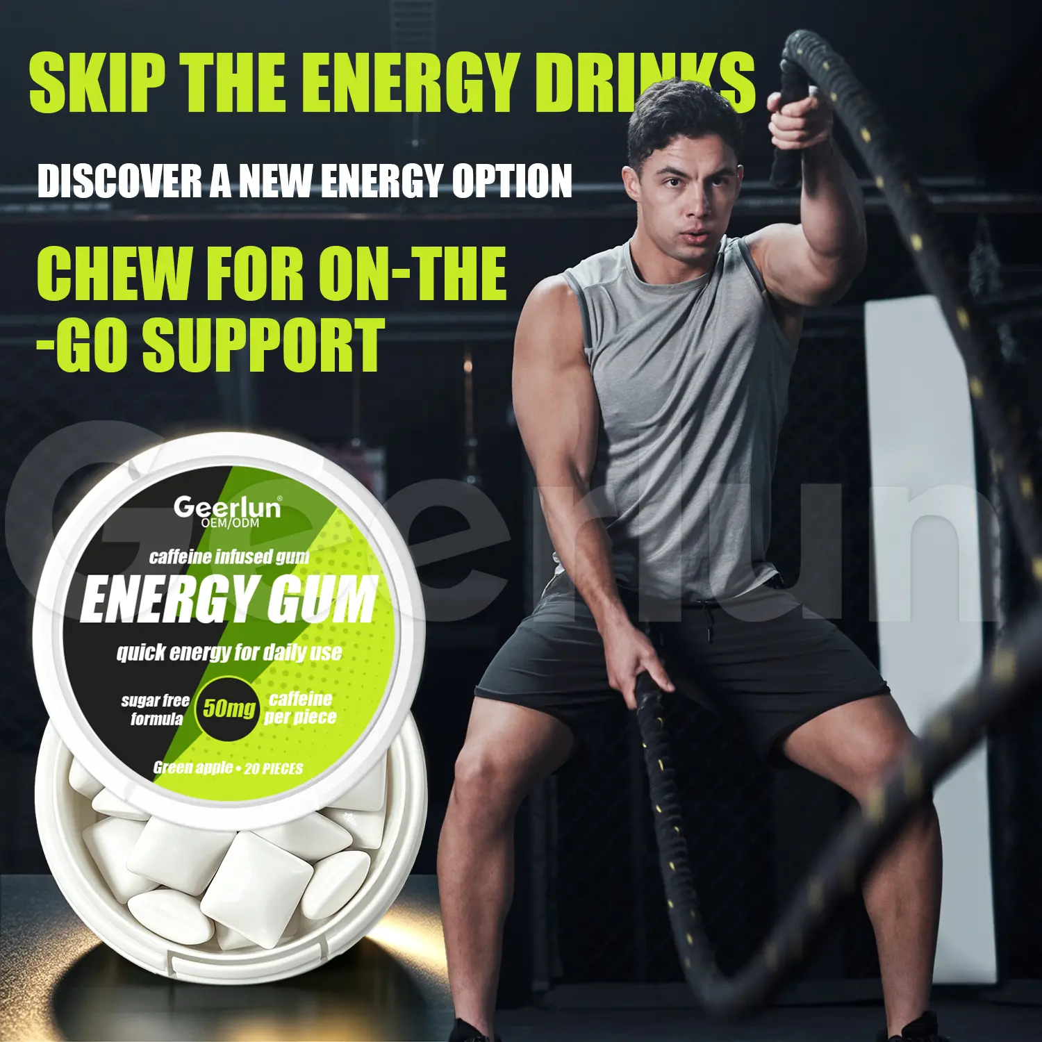caffeine gum enhance alertness