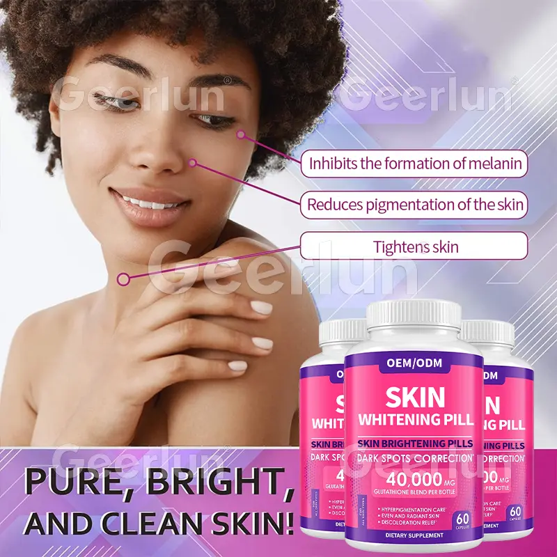 OEM Collagen Complex Vitamin C Tablets For Skin Whitening (6)