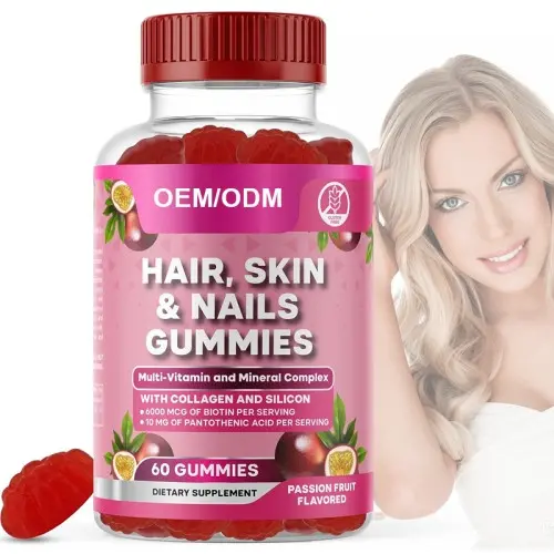 Premium Biotin Supplement Hair Growth Gummies for Hair Skin Nails