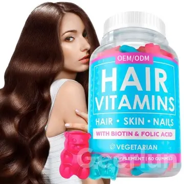 Hair Vitamins Gummies with Biotin 5000 mcg, Mulivitamin gummy
