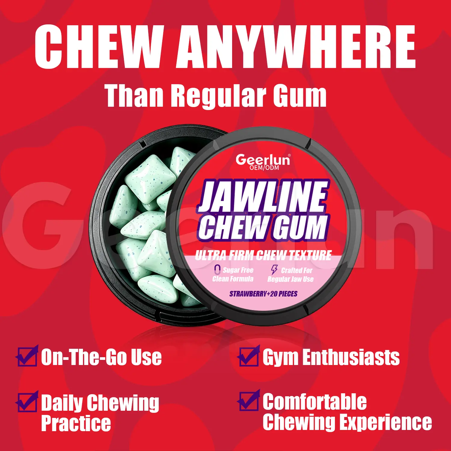 OEM Sugar‑Free Sculpting Gum