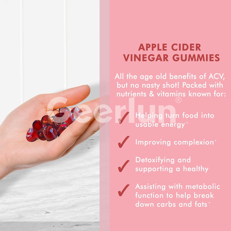 Our apple cider vinegar gummies are a delicious and healthful indulgence
