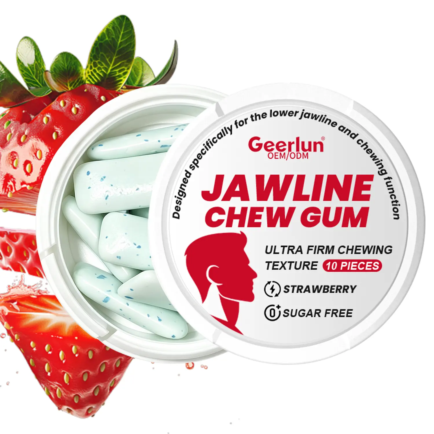custom zero sugar energy gum supplier