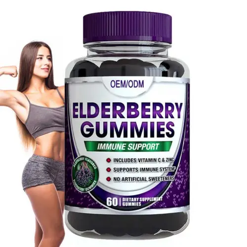 Black Elderberry Gummies Vitamin C Gummies