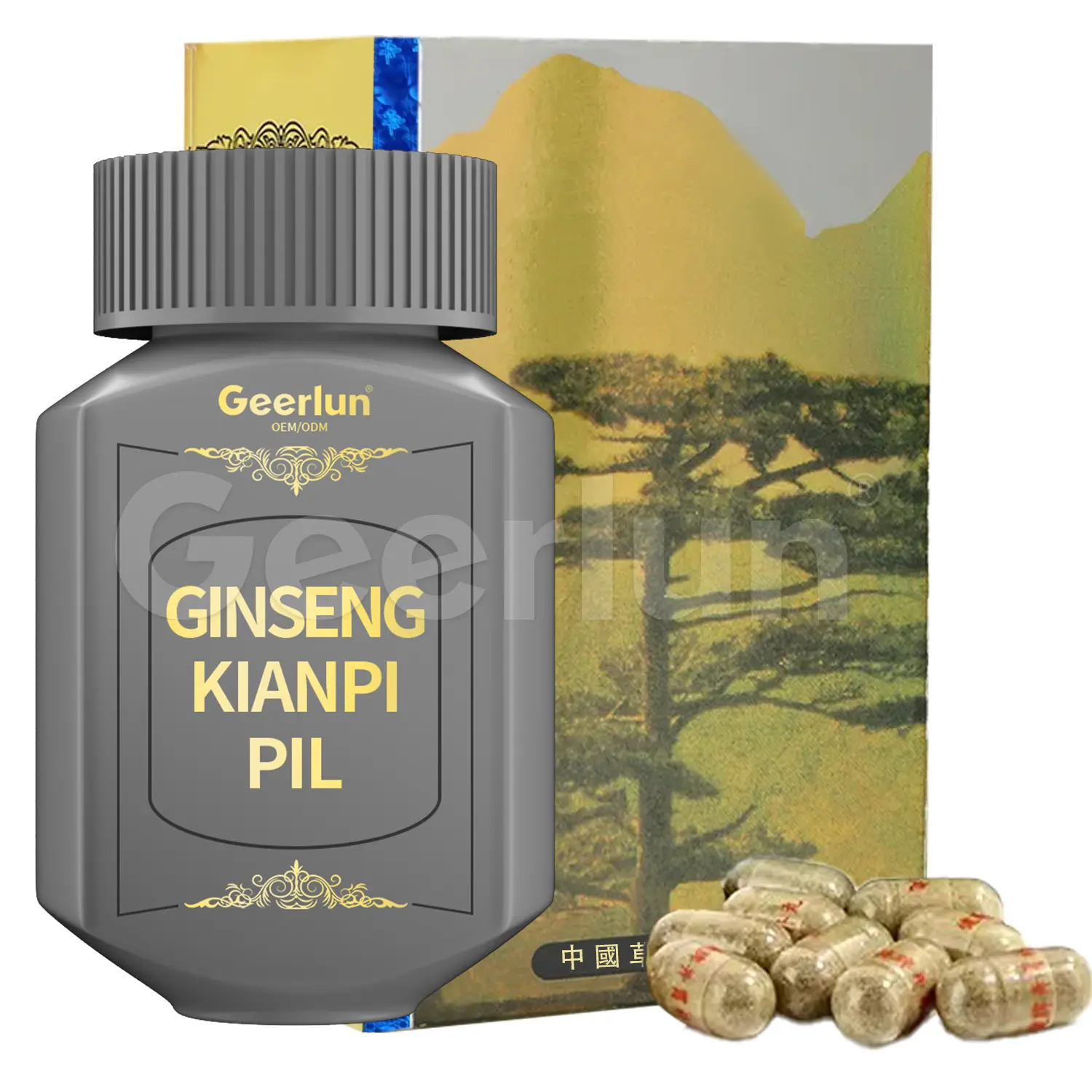 Do ginseng Kianpi Pil capsules boost adaptogen bioavailability?