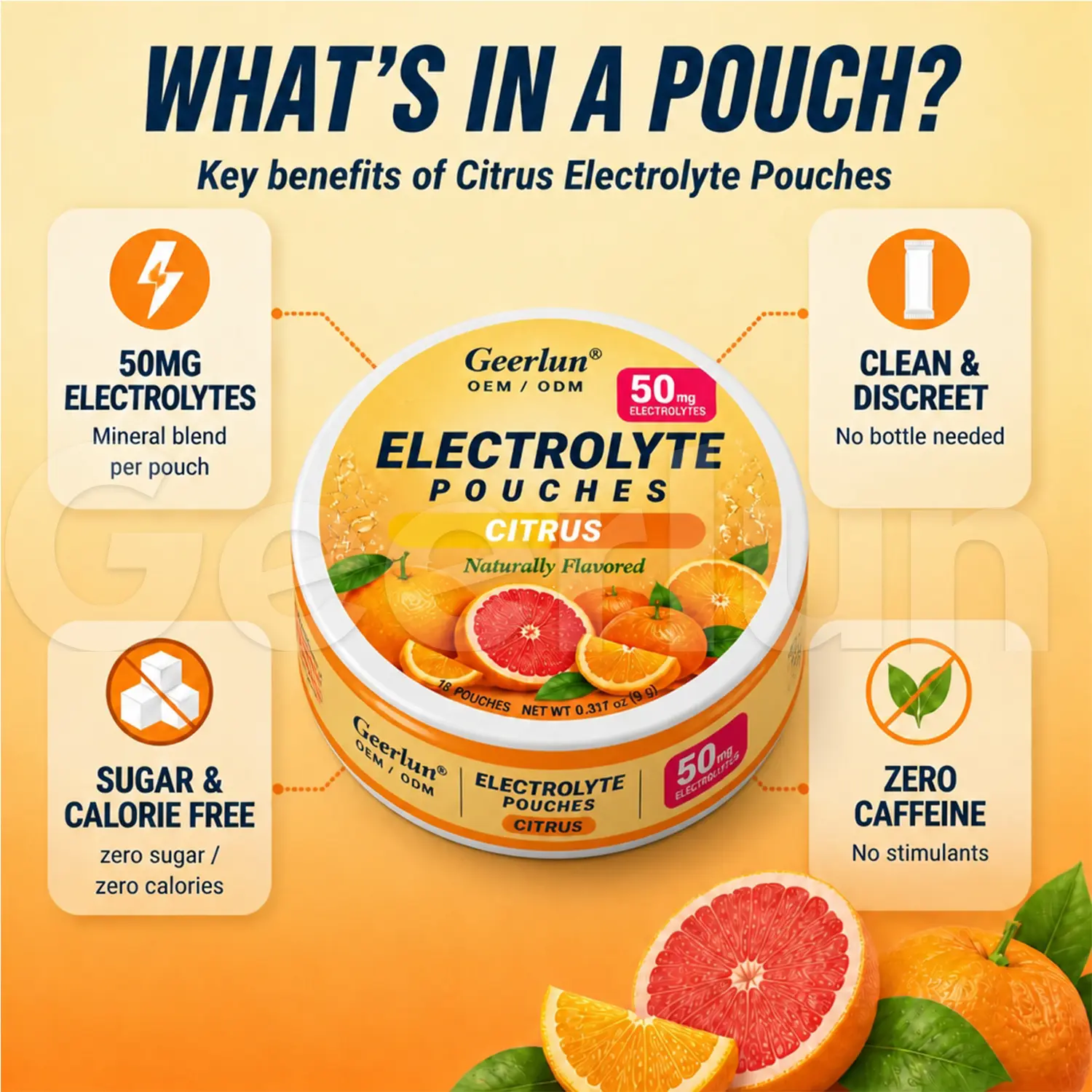 electrolyte immune support pouches